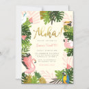 Search for aloha party invitations Flamingo