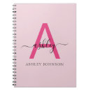 Search for back to school notebooks Hot pink