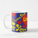 Search for yellow heart mugs Red