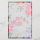Search for vintage stationery paper Pink flowers