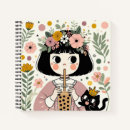 Search for bubble tea notebooks Kawaii