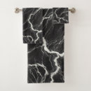 Search for black and white marble bath towels Glam