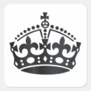 Search for keep calm crown stickers Black