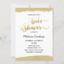 Search for gold brush stroke invitations Glitter
