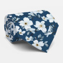 Search for blue and white floral ties Groom