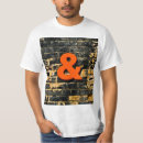 Search for ampersand tshirts Black