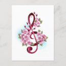 Search for treble clef note postcards Symbol
