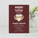 Search for beer and diaper baby shower invitations Father to be