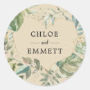 Search for rustic green wedding stickers Elegant