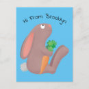 Search for cartoon carrot postcards Rabbit