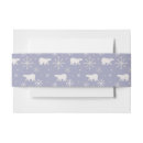 Search for christmas invitation belly bands Snowflakes