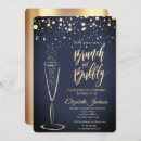 Search for champagne glass bridal shower invitations Elegant