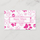 Search for dog paw print business cards Animal professional