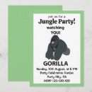 Search for gorilla invitations Animal