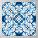 Search for blue mandala posters Boho