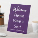 Search for purple welcome signs Elegant