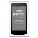 Search for mobile phone business cards Grey