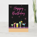 Search for cocktail drink birthday cards Neon