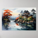 Search for japanese watercolor posters Landscape