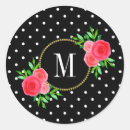 Search for black polka dot stickers Roses