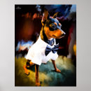 Search for miniature pinscher art Black