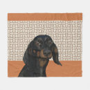 Search for dog portrait blankets Dachshund