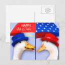 Search for funny flag postcards Fourth of july