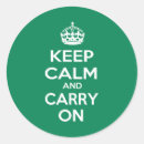 Search for keep calm and carry on stickers British