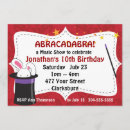 Search for abracadabra invitations Party