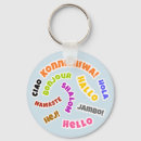Search for foreigner rounded key rings Language