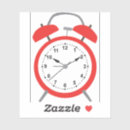 Search for alarm clock stickers Illustration
