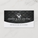 Search for law firm business cards Attorney