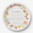 Search for woodland animal baby shower plates Fall