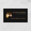 Search for renewable energy business cards Electrician