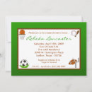 Search for soccer baby shower invitations Green