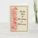 Search for february birthday cards Red