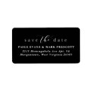 Search for save the date labels Classic