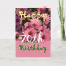 Search for sisters 70th birthday cards Pink