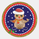 Search for snow owl stickers Merry christmas