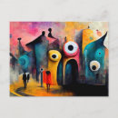 Search for surrealistic postcards Vintage