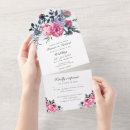 Search for bright floral wedding invitations Watercolor