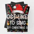 Search for singing wrapping paper Xmas
