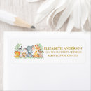 Search for jungle return address labels Cute baby animals