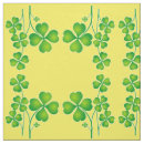 Search for four leaf clover fabric St patrick's day