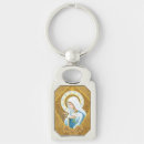 Search for bless rectangular key rings Catholic