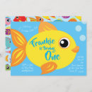 Search for aquarium fish birthday invitations Goldfish