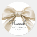 Search for bow baby shower stickers Elegant