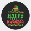 Search for happy kwanzaa stickers Santa claus