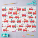 Search for red truck tissue paper Fire