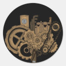 Search for steampunk gear labels Brass